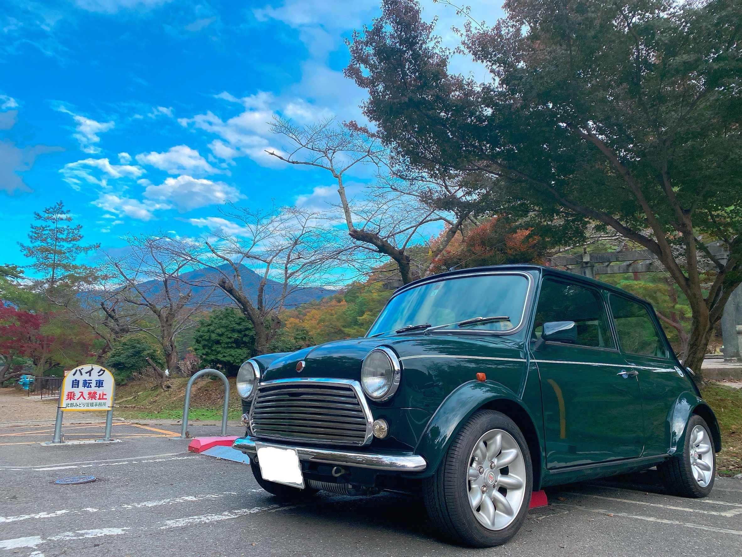 『ローバーMINI 40thアニバーサリー』 正規ディーラーの右ハンドルです。走行24000㎞。 ルーフ、ボンネット、ミラーをボディ同色ペイントしてあります H